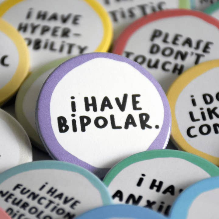 Fynedesignshop - Wholesale Lapel Pin/Button - Hidden disabilities badges - Collection III - Neurodiversity