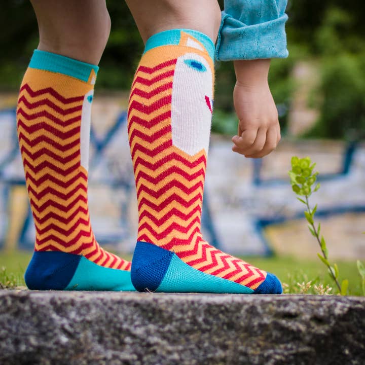 Merle Kids - Wholesale Socks - Kids & Baby - Organic Socks for Babies and Kids- double-packs - Fox design2