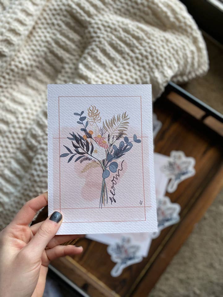 Lámina artística Boho Bouquet para venta al por mayor de Jessi's Messes