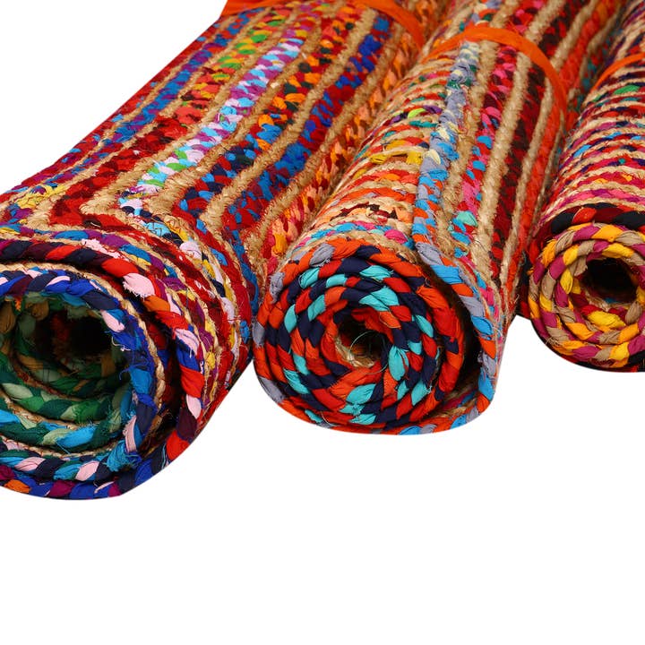 Casa Moro - Wholesale Area rug - Esha Jute Rug Colourful Rectangular Rug Runner7