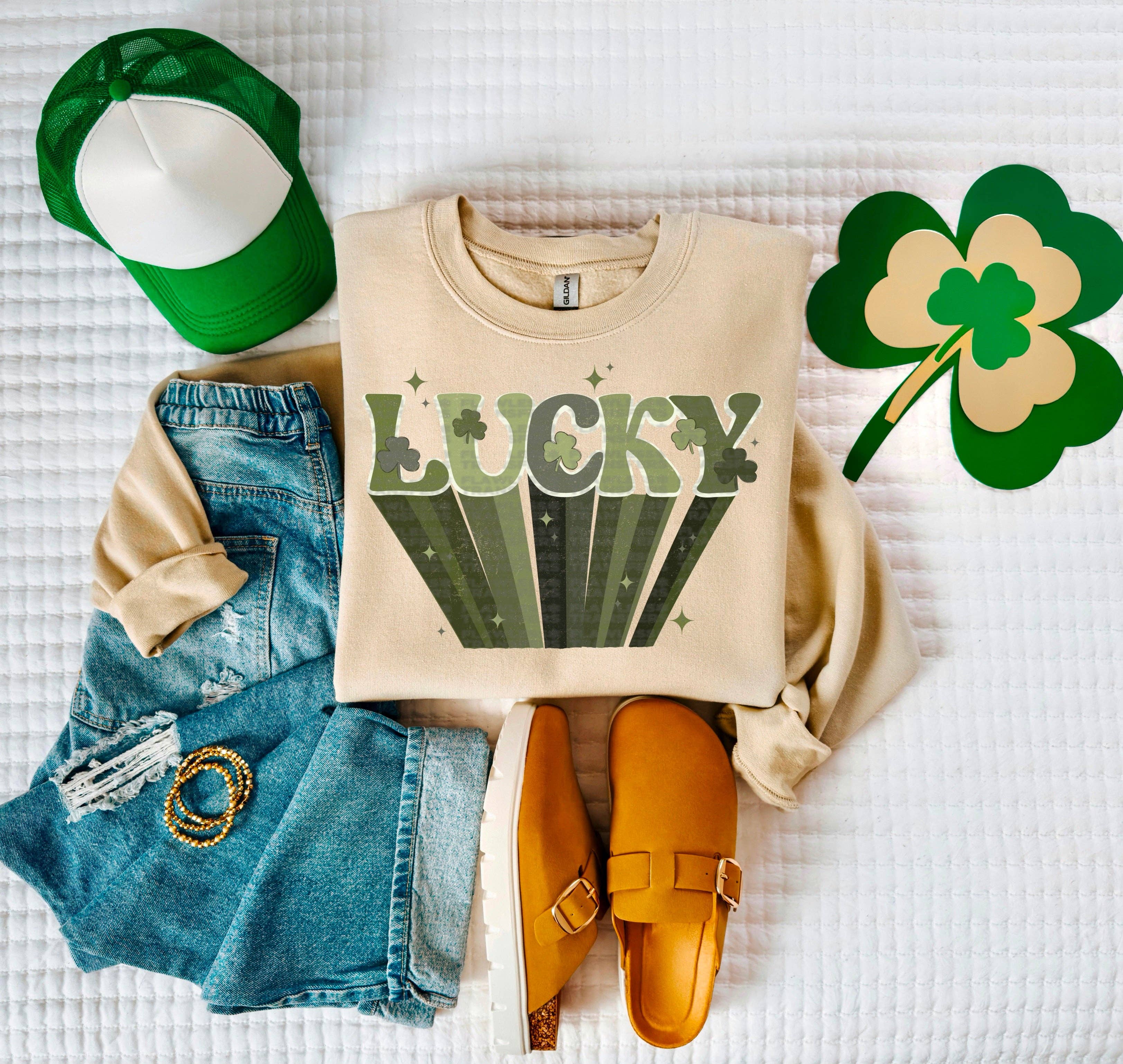 Flawless Transfers - Wholesale Sublimation Transfer - Retro Lucky #1194 - DTF Transfers0