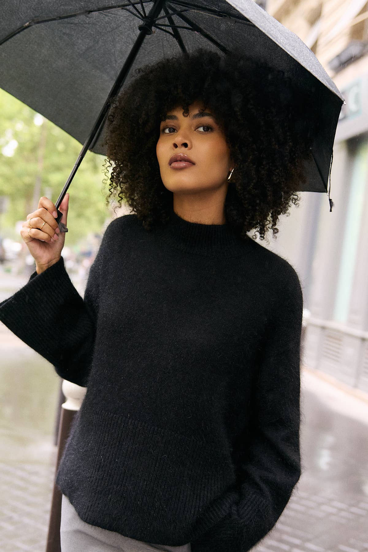 Nathael Paris – wholesale Pullovertröja - Dam – Angorapolo med hög krage18