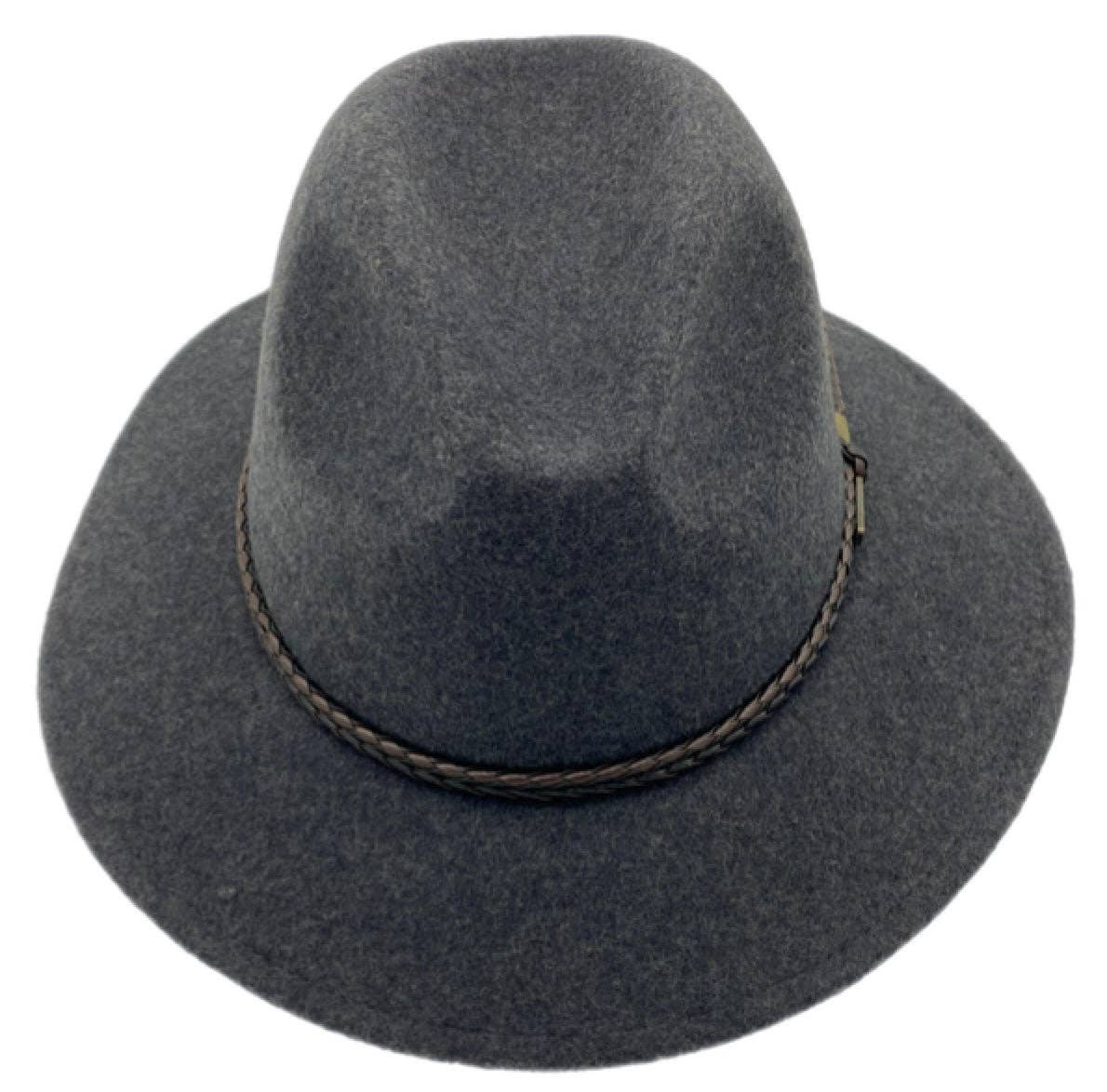Jacaru Australia - Vente Chapeau en feutre – unisexe - Chapeau Fedora Jacaru 1847 Outback24