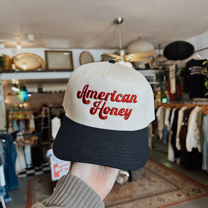 Grady Ln Boutique - Wholesale Trucker Hat - Women's - American Honey Trucker Hat0