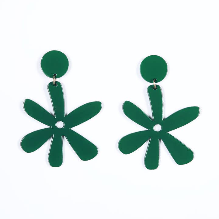 Brincos AVRIL XL Verde por atacado de LAKLAK