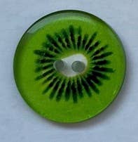 NEMARK - Wholesale Sewing Button/Snap - TRANSPARENT BUTTON WITH FRUIT PRINT1