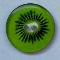 NEMARK - Wholesale Sewing Button/Snap - TRANSPARENT BUTTON WITH FRUIT PRINT1