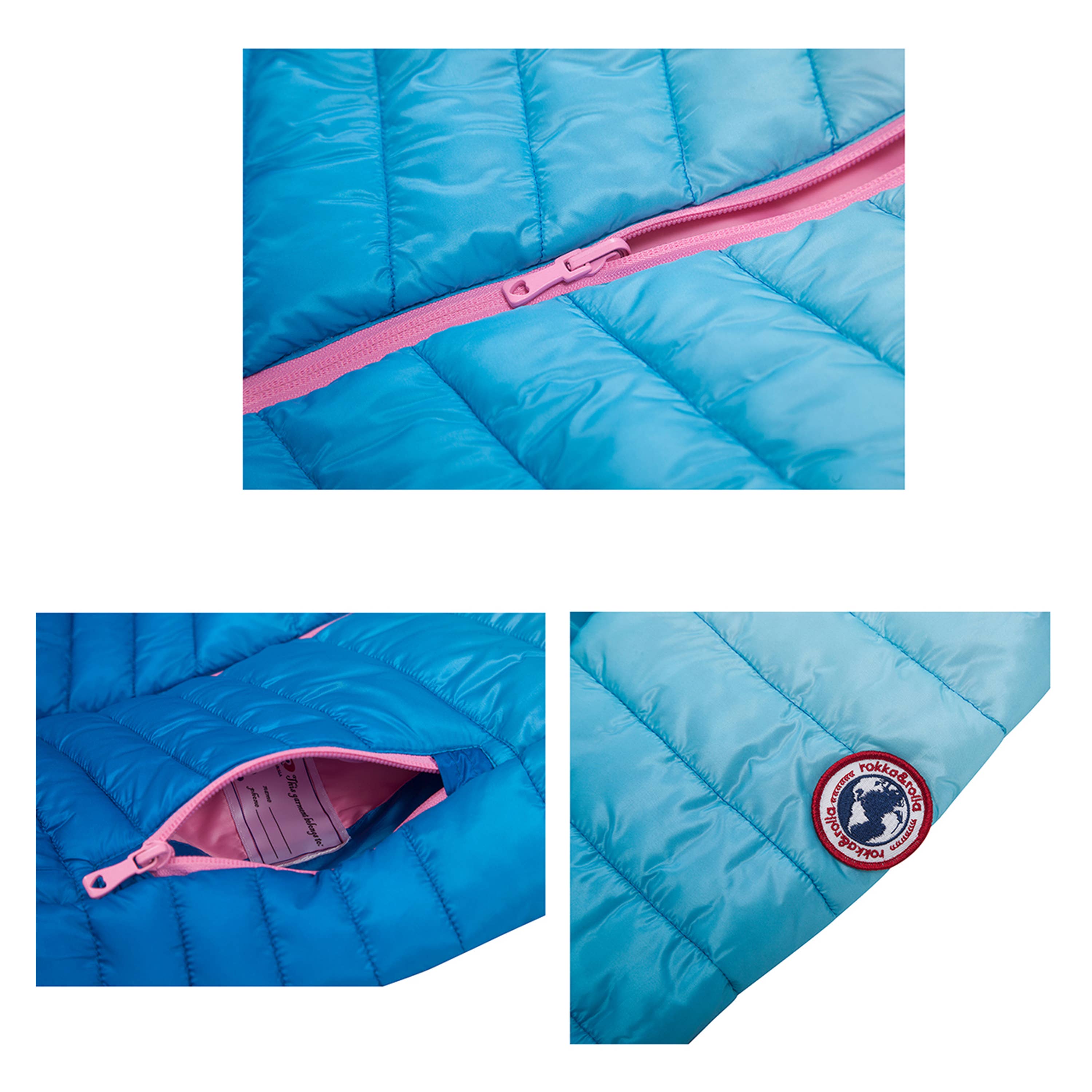 Rokka & Rolla - Wholesale Puffer Jacket - Kids - Girls' Reversible Light Puffer Jacket Coat22