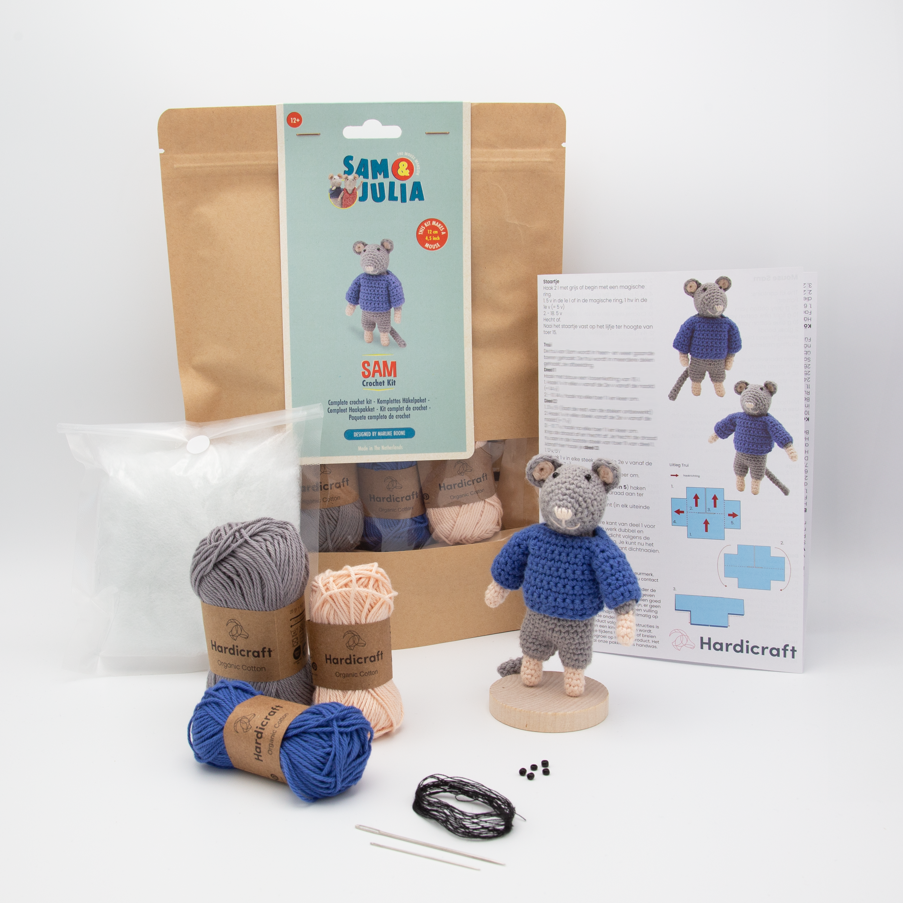 Hardicraft USA - Wholesale DIY Craft Kit - DIY Crochet Kit - Sam Mouse3