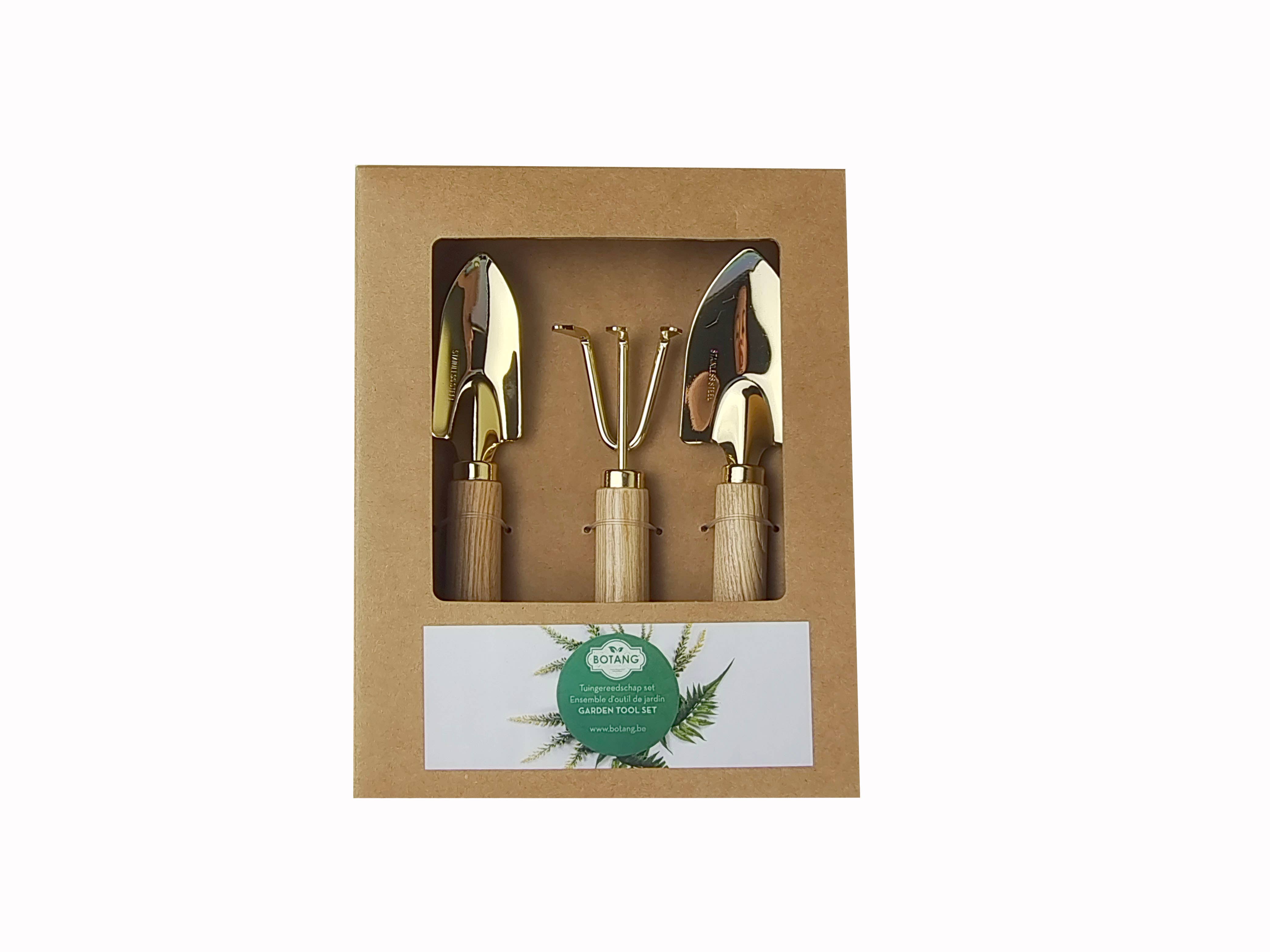 Botang - Wholesale Garden Tool - 3-Piece Metal Gardening Tool Set, Mini Trowel,2