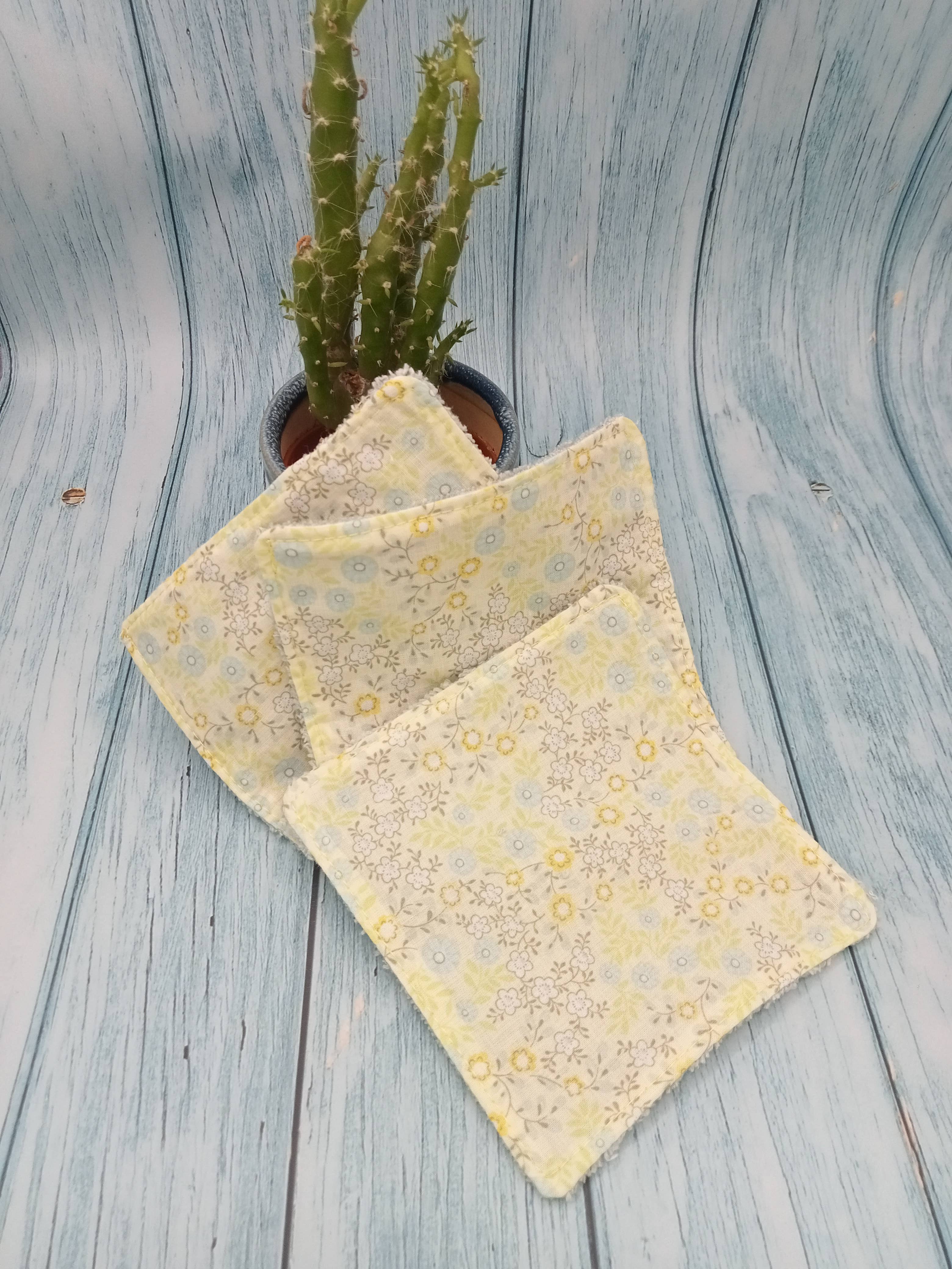 ZHENZHI - Vendita all'ingrosso Struccanti - Salviette struccanti riutilizzabili in cotone e bambù - Pacco da 54