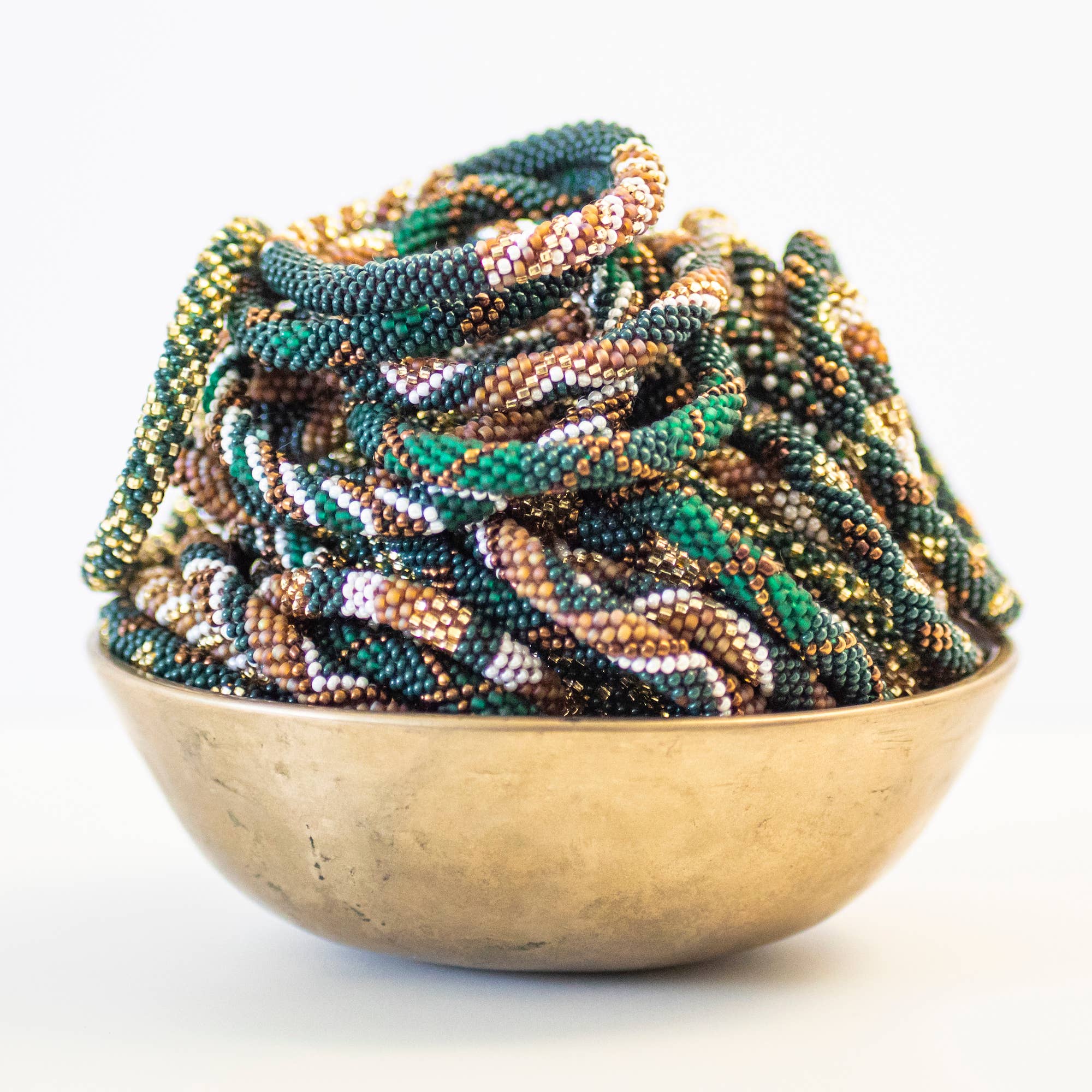 Aid Through Trade – wholesale Jewellery set – Roll-On® Bracelet Spruce - Set of 121