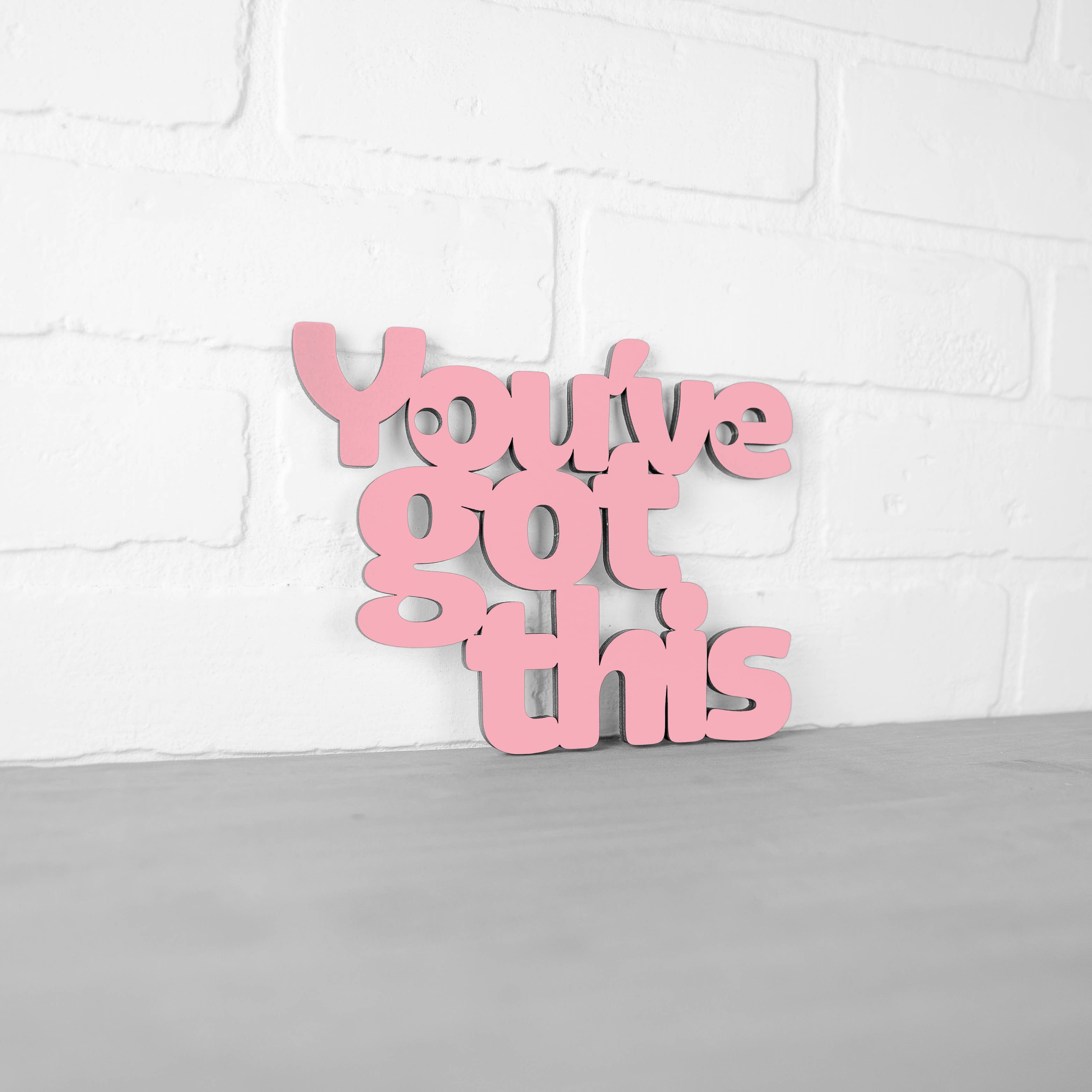 Spunky Fluff - Wholesale Wall Sign - You've Got This Inspirational Wood Wall Sign5