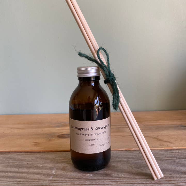 Eco navulling voor rietverspreider met citroengras en eucalyptus voor wholesale door Emily’s Corner