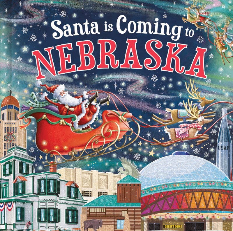 Sourcebooks - Wholesale Early Reader Book (6-8) - Santa Is Coming to Nebraska0