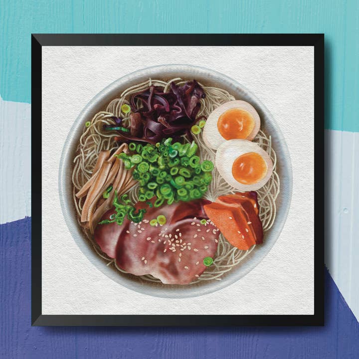 8x8 Pho Art Print, Ramen Art Print, Kitchen Decor for wholesale by blonde birdie