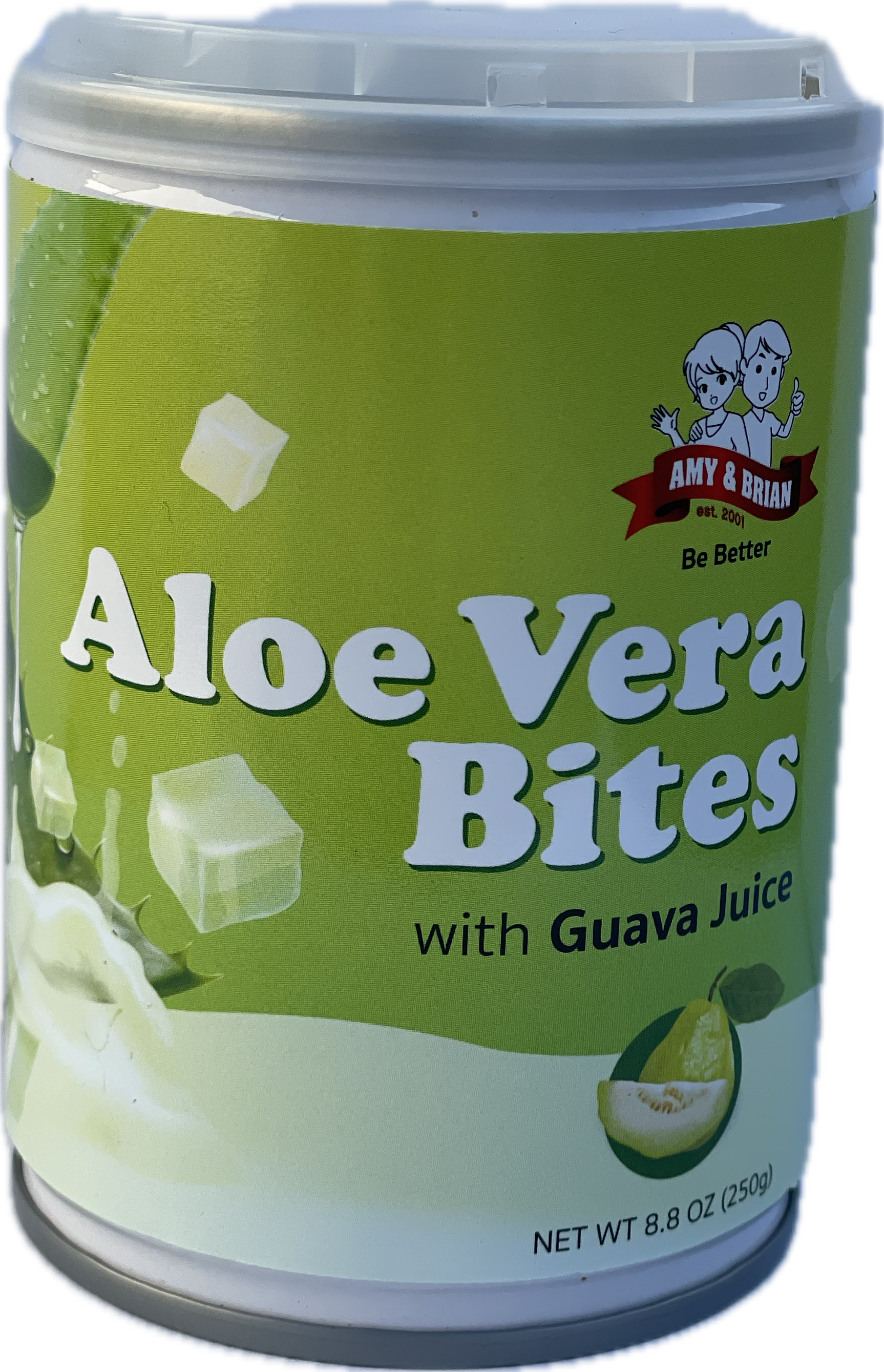 Amy & Brian - Wholesale Salad Dressing - Amy & Brian Natural Aloe Vera Bites with Guava Juice 8.8oz7