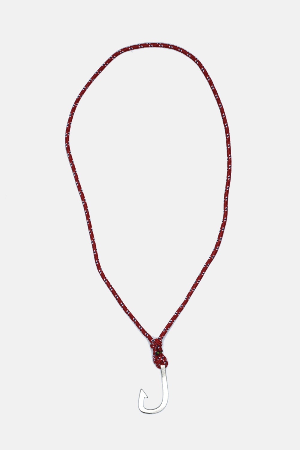 Curated Basics - Wholesale Woven/Braided Bracelet - Red Paracord Steel Fish Hook Bracelet1