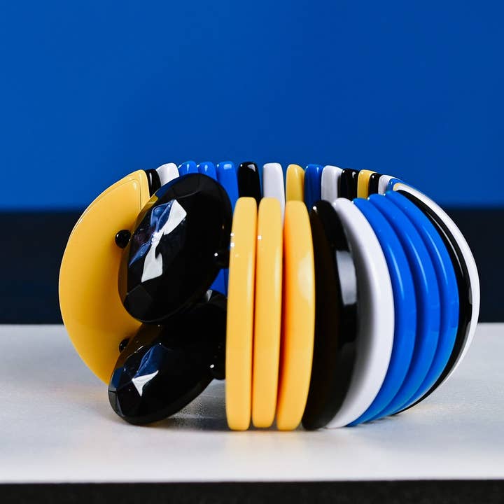 Puglia Blå/Gul/Sort for engroshandel hos Michaela Malin