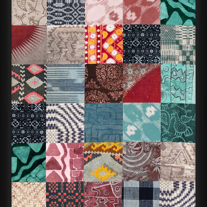 Square Pattern 20'' x 18'' Framed Wall Art for wholesale by PTM Images