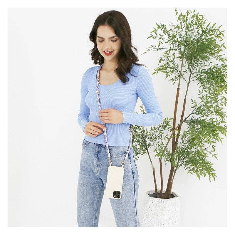 FurDecoration - Vente Sangle pour étui à téléphone - Chaîne de téléphone tissée à la main pour sac bandoulière : unique et élégante2