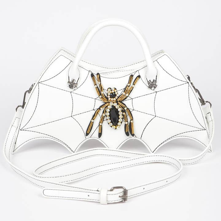 3AM BY H&D ACCESSORIES - Wholesale Top Handle Bag - Women's - Faux Leather Spider Top Handle Clutch