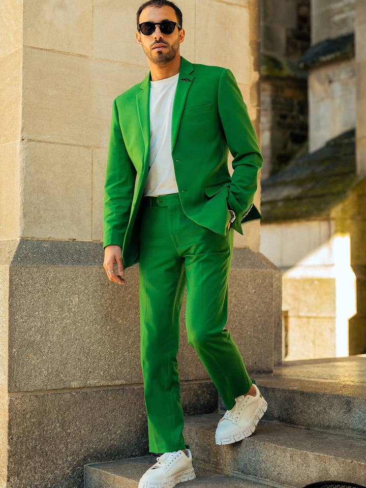 BARABAS - Venta al por mayor Chaqueta de vestir - Hombre - Traje Casual Mate con Solapa de Muesca Cepillada para Hombre 3SU0220