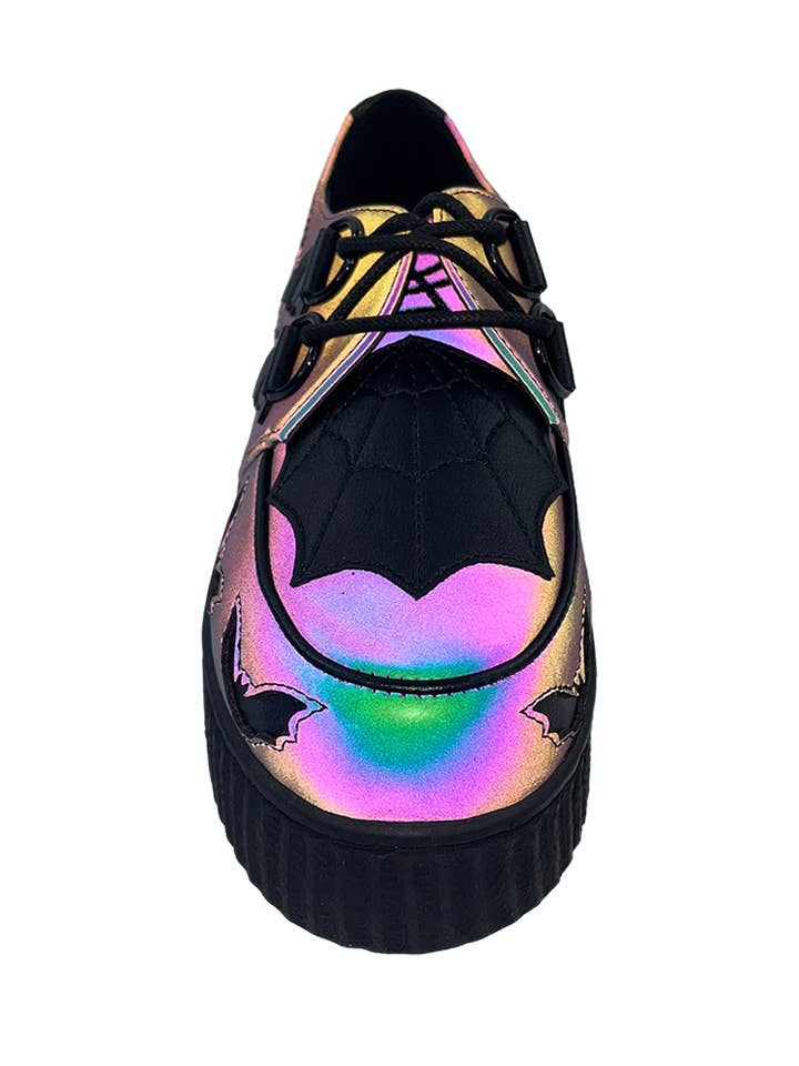 STRANGE CVLT - Wholesale Flats - Women's - KRYPT BAT - ALL REFLECTIVE3