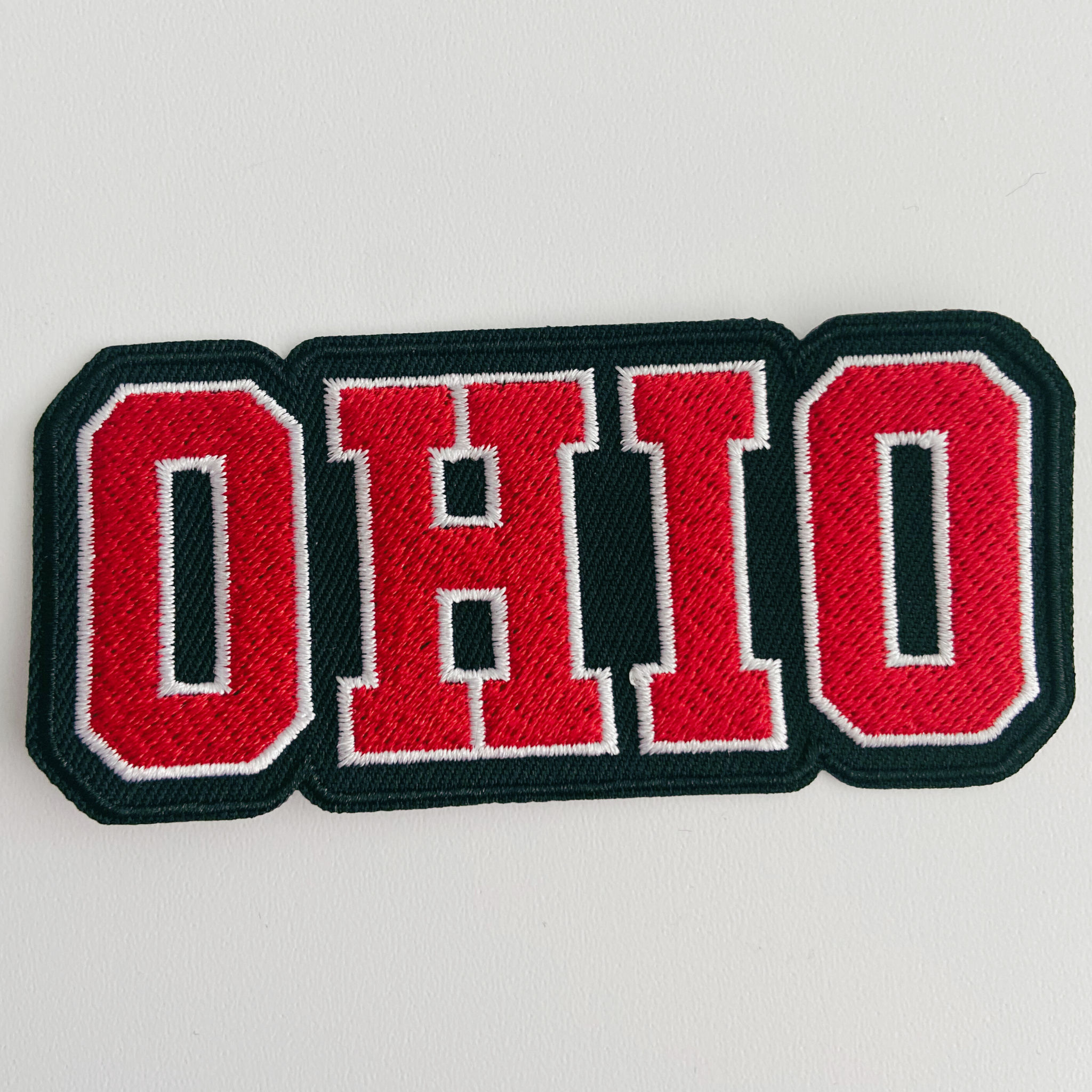 TEELUX - Wholesale Patch - 4" OHIO -  Embroidered Hat Patch2