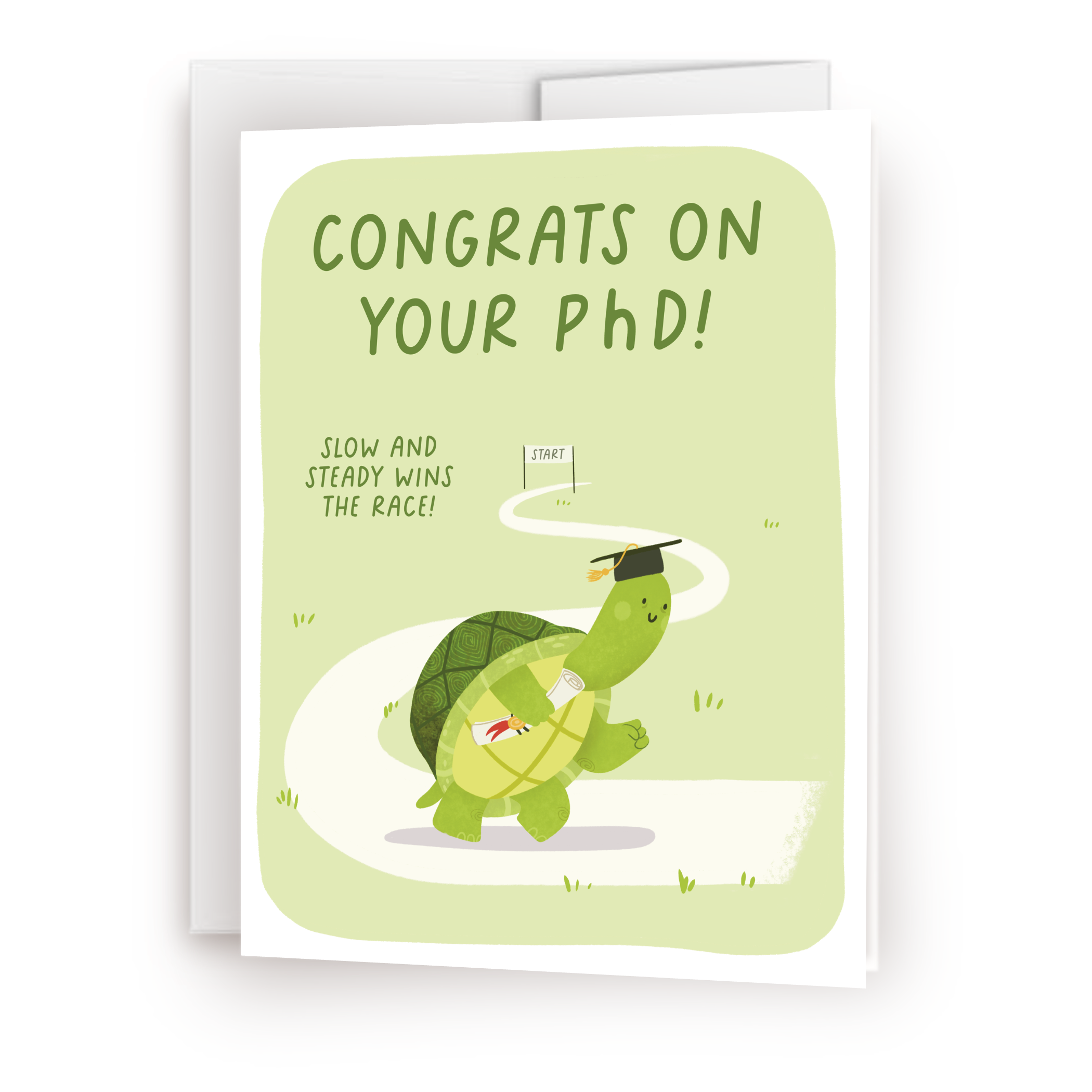 Happy Little Paper Co - Wholesale Congratulations Card - Congrats On Your PHD Greeting Card0