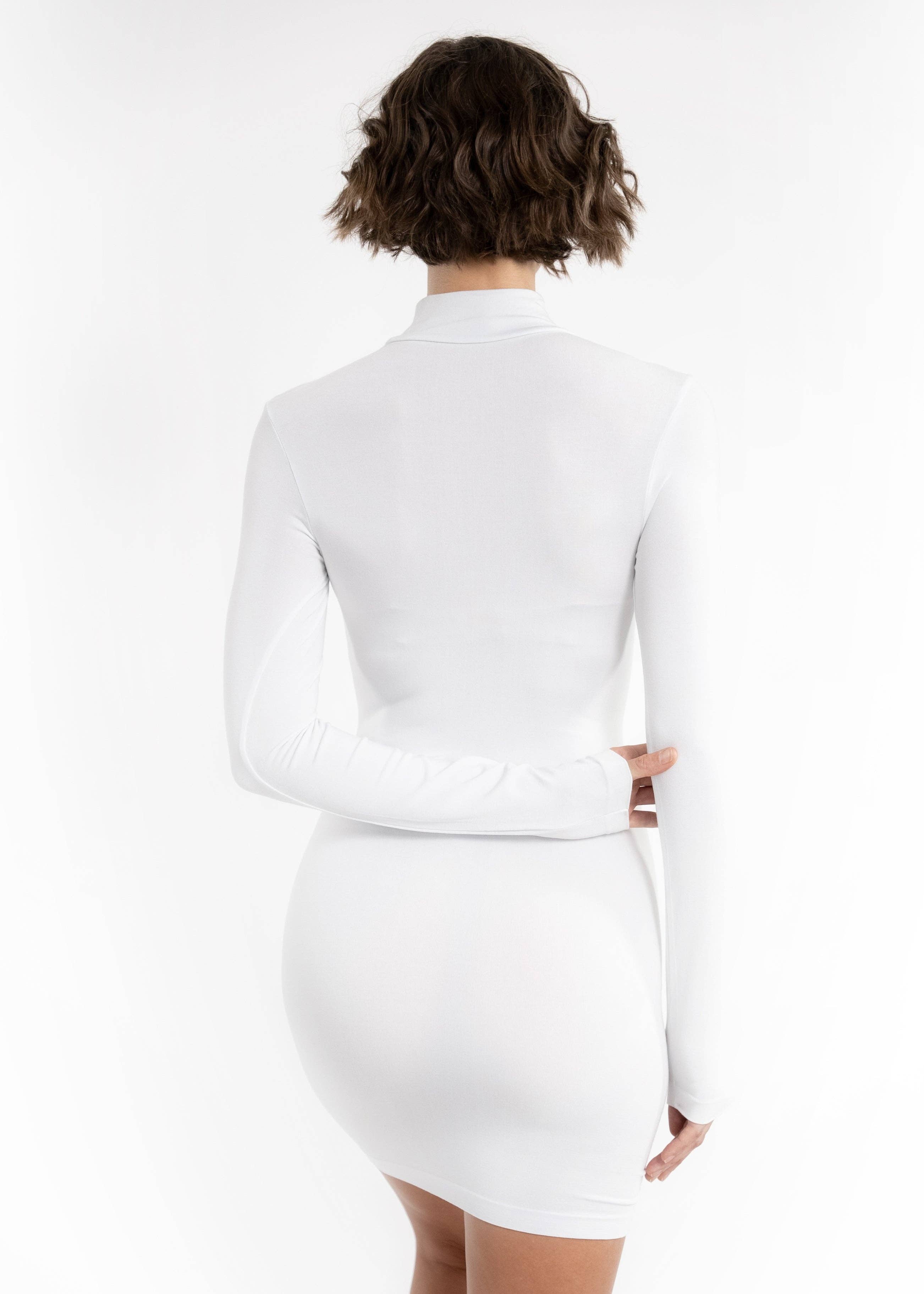 ELIETIAN - Wholesale Jurk - Dames - Jurk met lange mouwen en coltrui15