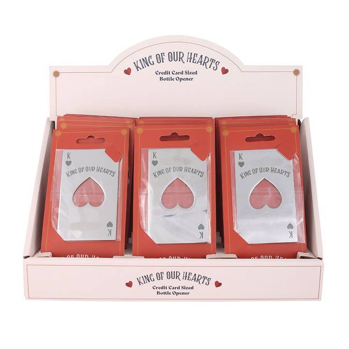 Something Different Wholesale - Wholesale Bottle/Wine Opener - Set of 15 Playing Card Bottle Openers in Display1