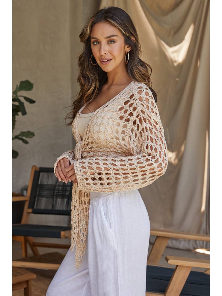 MILIO MILANO - Wholesale Knit Top - Women's - SOLID KNIT TIE FRONT TOP (72538/800808)