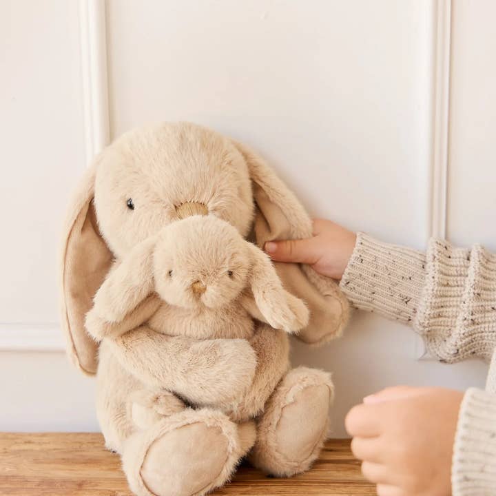 Shine on me Distribution - Wholesale Stuffed/Plush Toy - Kids & Baby - Plush - Frankie the Hugging Bunny -Caramel - Snuggle Bunnies1