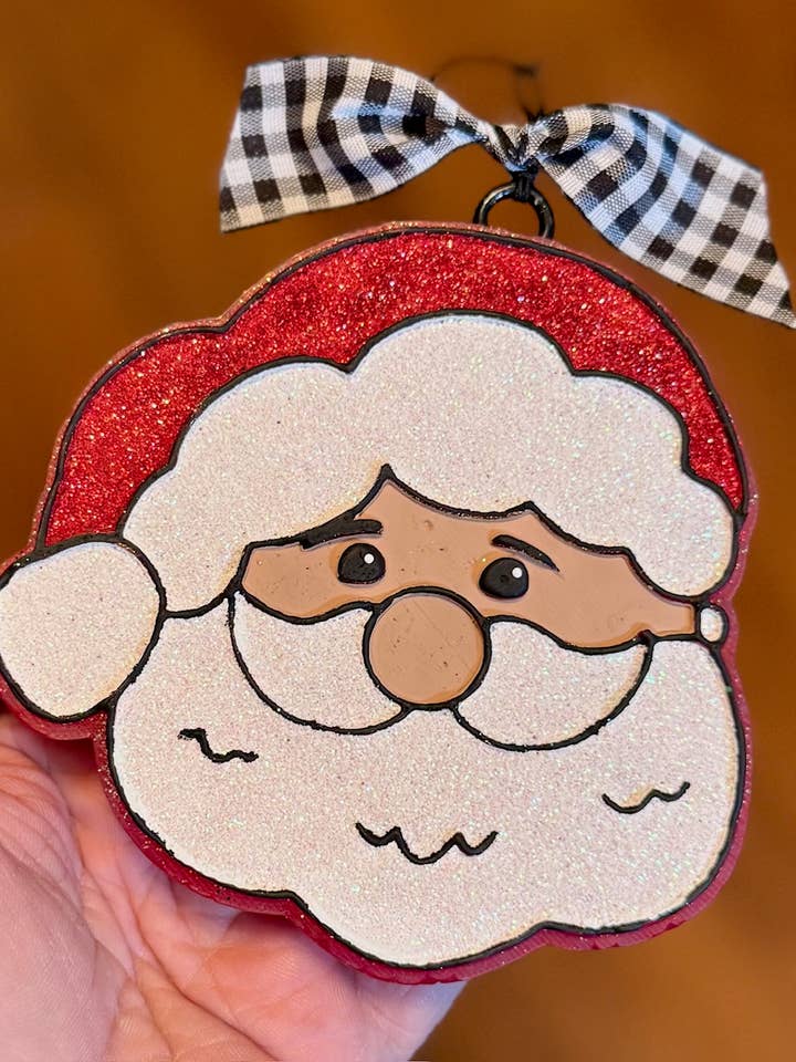 Santa Clause Cardstock Car Air Freshener Freshie for wholesale by Freshie Frenzy