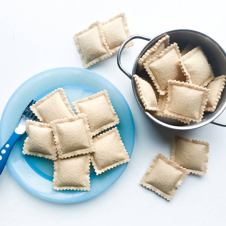 Nixon & Norman - Wholesale Toy Set - Kids - Felt Ravioli Set