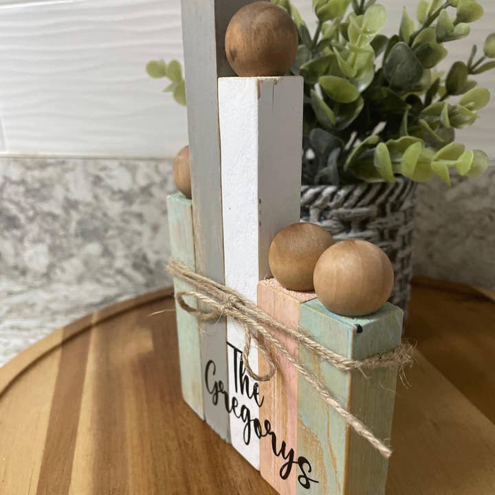 Personalized Wooden Family Decor Wood Family Farmhouse W for wholesale by AH Designs 15