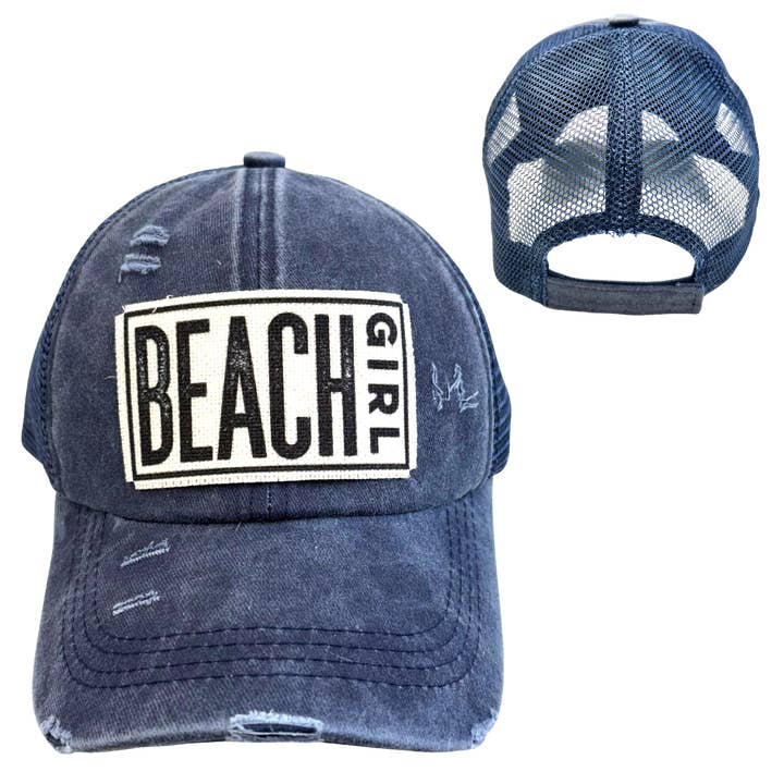 dkhandmade - Wholesale Trucker Hat - Women's - BEACH GIRL | WOMAN'S HAT | DISTRESSED5