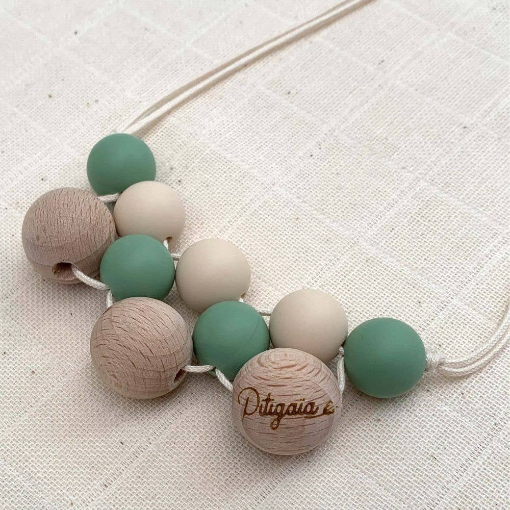 Pitigaïa - Vendita all'ingrosso Massaggiagengive (senza clip) - Neonati - Collana per Allattamento e Babywearing in Silicone e Faggio11