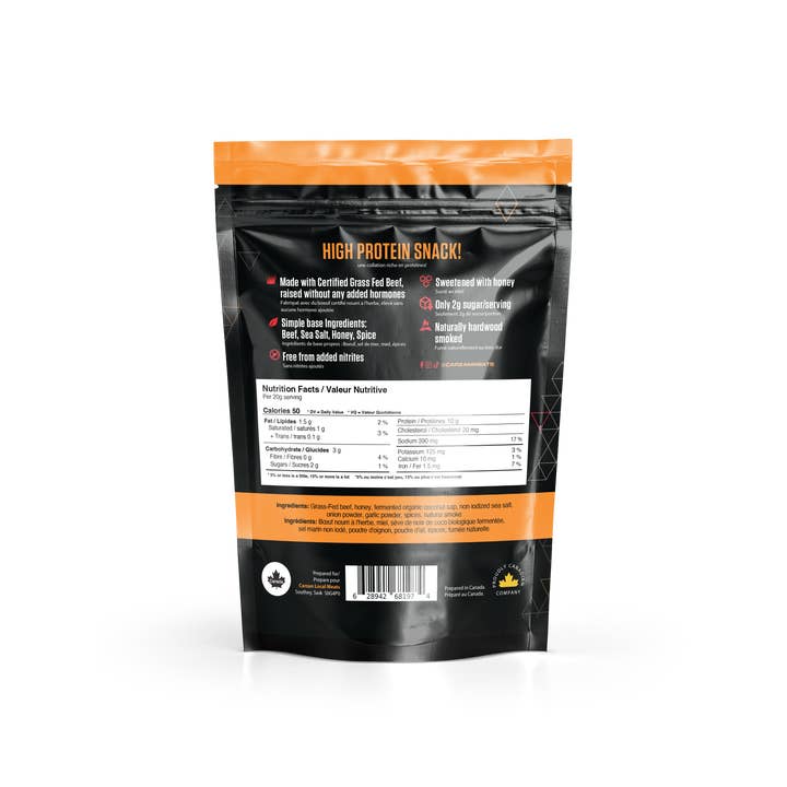 Carzan Local Meats - Vente Viande séchée - Boeuf Teriyaki Jerky3