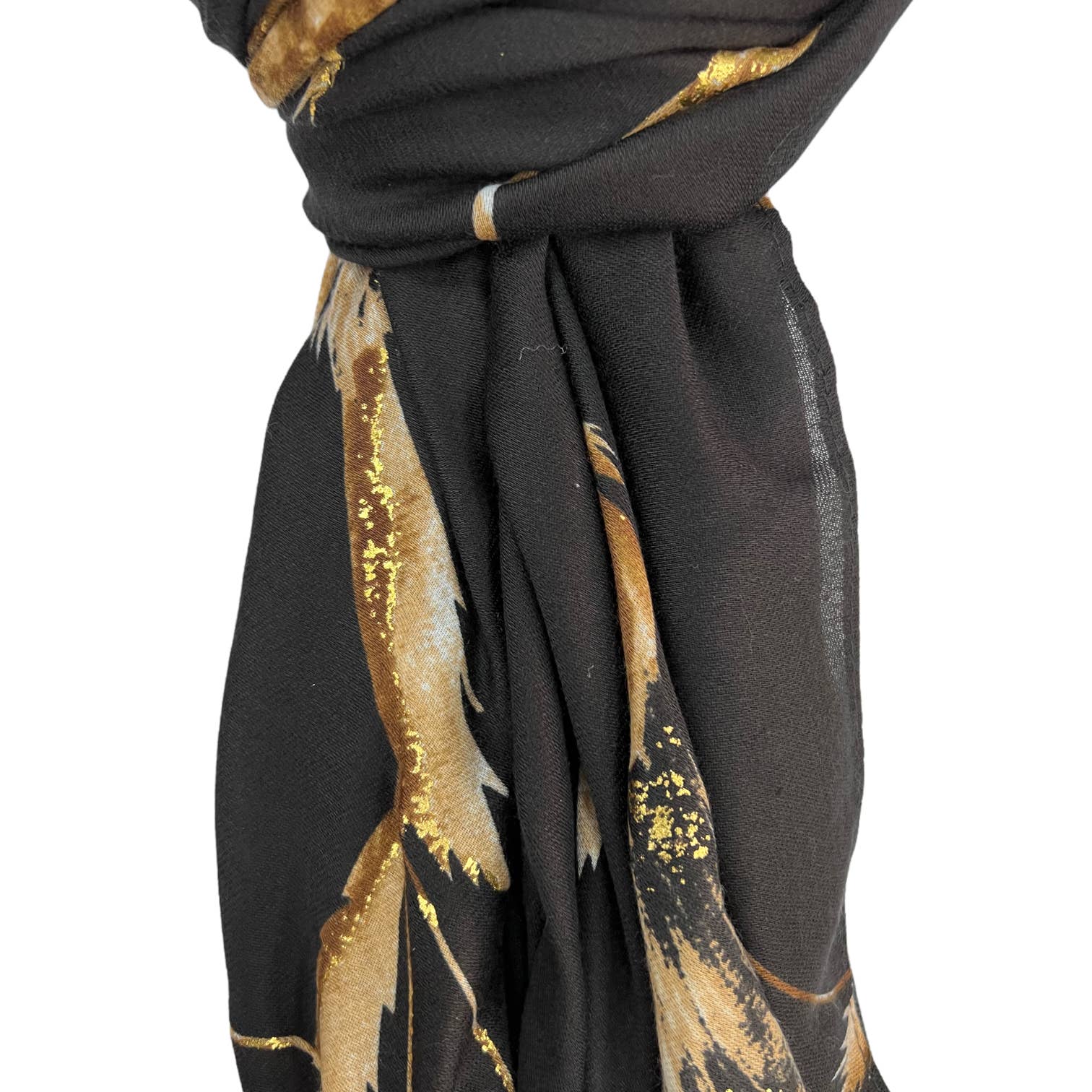 London Scarves - Wholesale Scarf - Women's - Dusty miller flower print on medium weight scarf8
