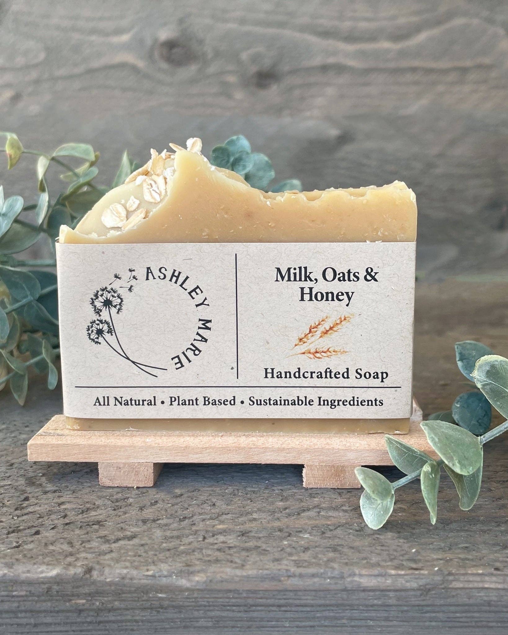 Ashley Marie Soap - Wholesale Bar Soap - Milk, Oats & Honey Goatsmilk Bar Soap2
