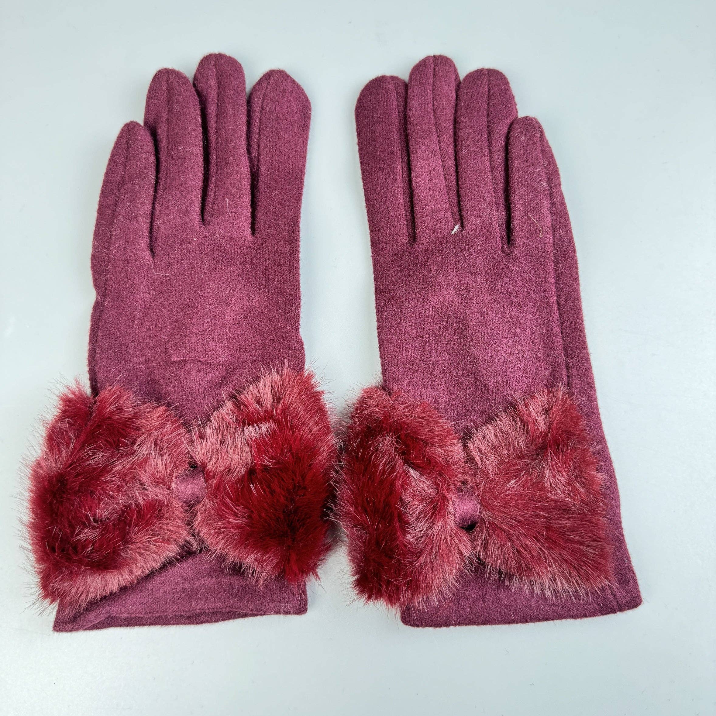 Ole - Venta al por mayor Guantes - Mujer - Guantes de Pantalla Táctil con Lazo de Piel Sintética GL00597