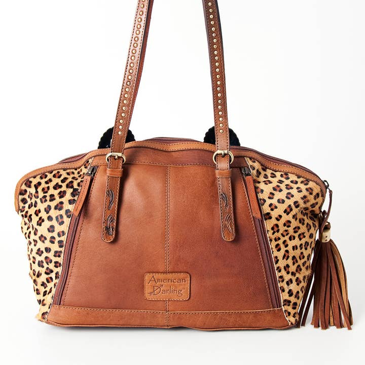 LS Western - Wholesale Tote Bag - Women's - LC-ADBGI168 Tote Genuine Western Leather Women Bag Sage