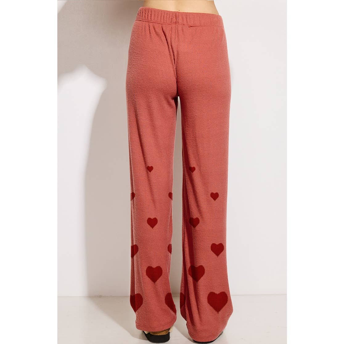 Phil Love - Wholesale Graphic Sweatshirt - Women's - Heart print soft rib Hoodie loungewear set24