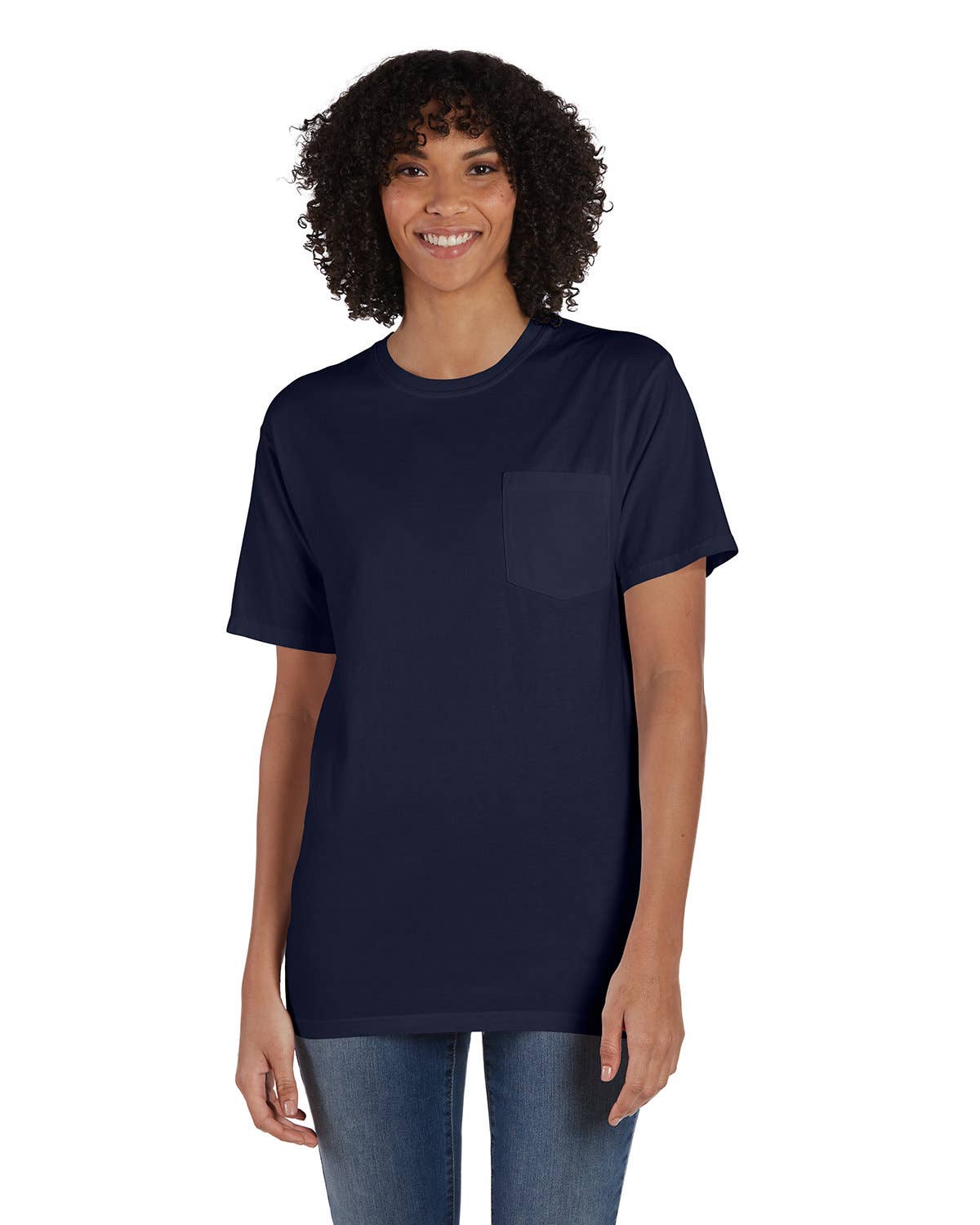 Total Apparel - Wholesale T-Shirt - Women's - ComfortWash by Hanes GDH150 - Garment-Dyed T-Shirt w/ Pocket3