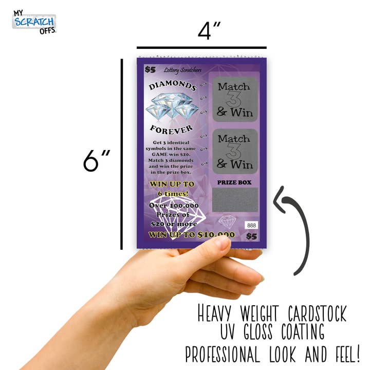 My Scratch Offs - Wholesale Card Game - Will You Be My Bridesmaid Proposal Fake Scratch Off Lotto