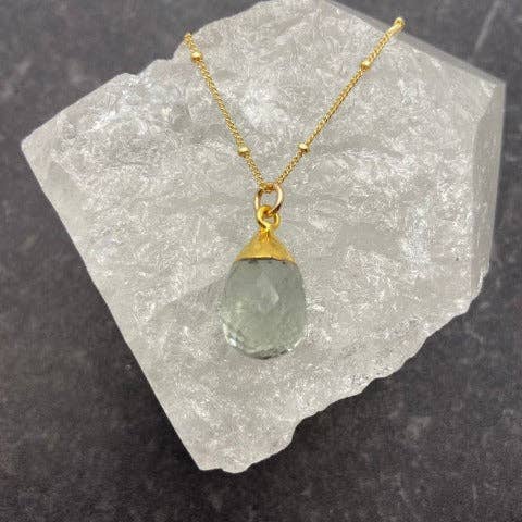 *NEW!* Prasiolite Necklace for wholesale by Say Anything... Jewelry by Stephanie Wilde