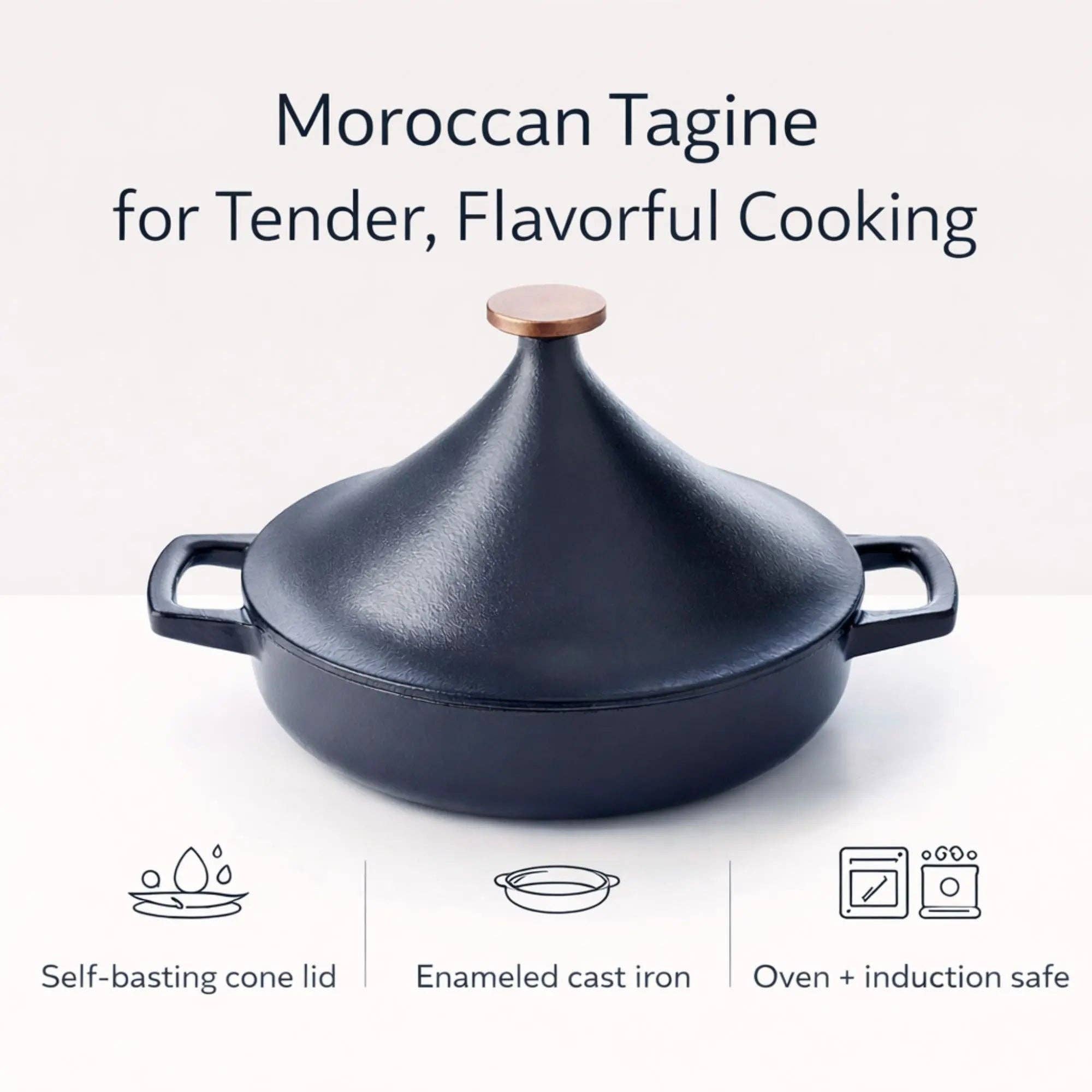 Alva Cookware - Wholesale Baking Dish - Moroccan Tagine — 3 QT.3