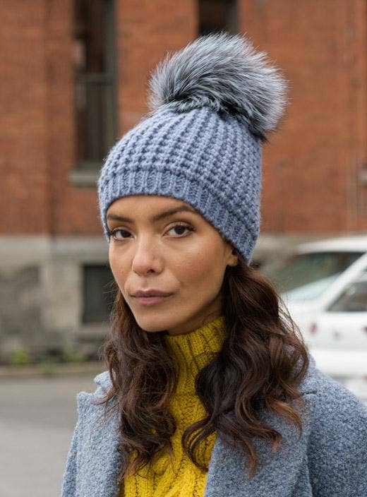Kyi Kyi - Vente Bonnet – femme - Fourrure de renard classique - Couleurs de base2